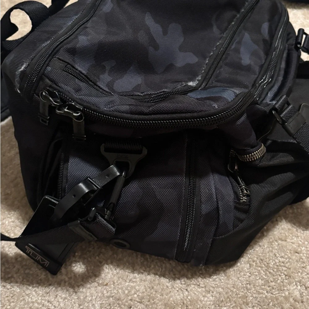 Tumi Men's Black Camo Laptop Briefcase